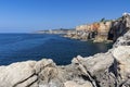 Panorama of Boca do Inferno, Cascais, Portugal Royalty Free Stock Photo